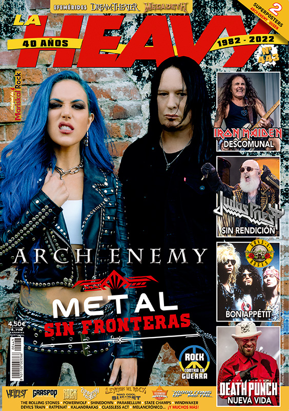 La Heavy 443, especial de verano, ya a la venta con Arch Enemy en portada -  Tienda MariskalRock