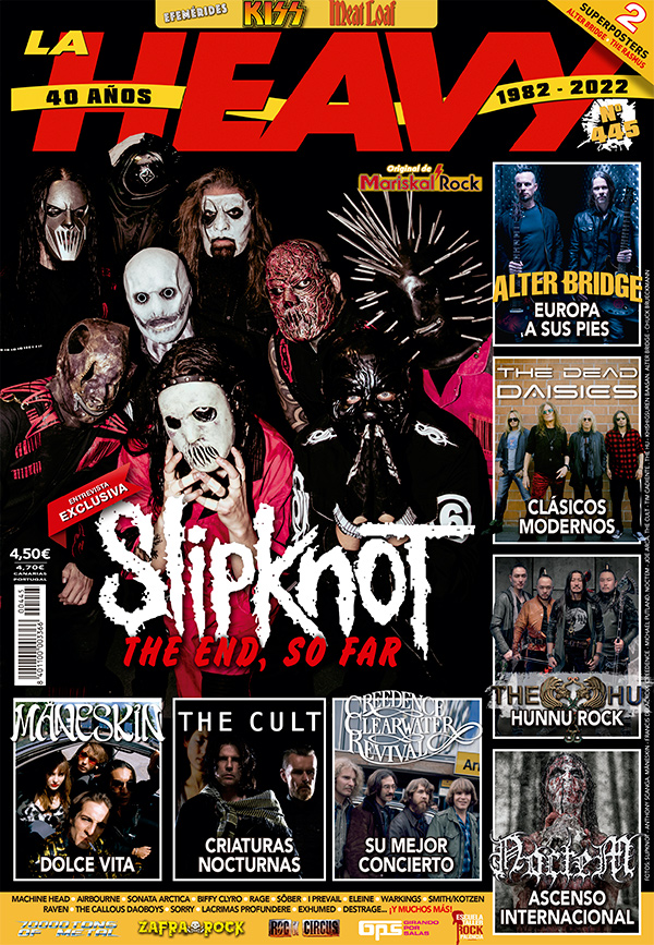 La Heavy 445 ya a la venta con Slipknot en portada: ¡Entrevista exclusiva!  - Tienda MariskalRock